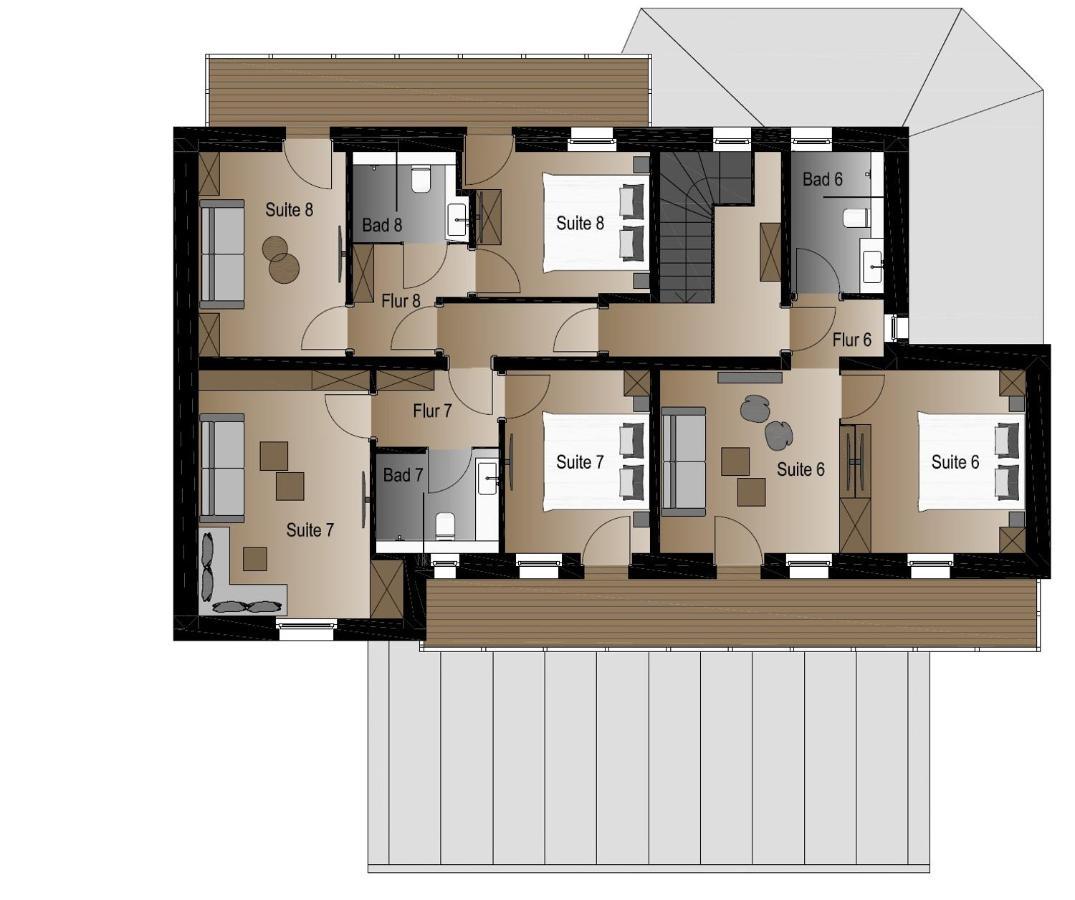 Serviced Luxury Chalet Evi, Ski-In Ski-Out Kaprun Exteriör bild